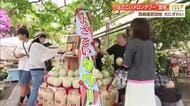 「西島園芸団地」で100個超のメロンタワー！通常3000円の高級品が《半額》＆食べ放題【高知】