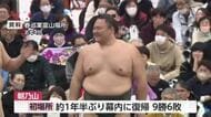 朝乃山、春場所で番付上昇　西前頭十二枚目に　目標に届かずもステップアップ