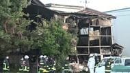 建設会社事務所で火事、隣の住宅に延焼　寝ていた従業員は自力で脱出　消防車など13台出動　富山・南砺市