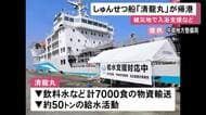 浴室活用し入浴支援も行う…中部地方整備局の浚渫船「清龍丸」が熊本地震の被災地から帰港 物資輸送と給水活動実施