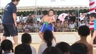 “四角い土俵”の上で５００年の伝統受け継ぐ小さな力士がぶつかり合い！勝央町の小学校で相撲大会【岡山】