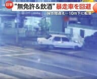 無免許で飲酒運転の車が暴走…中央分離帯を飛び越え歩行者が間一髪で回避　高齢女性の操作ミスで車が10メートル落下　トルコ