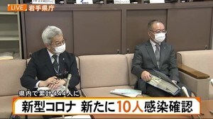 【ノーカット】 1/13(水)ー<4> 岩手県内感染状況の報告 新型コロナ