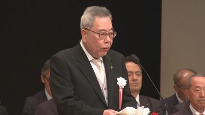 建国記念の日　盛岡で奉祝派が集会　奈良・橿原神宮に向け拝礼　岩手県盛岡市