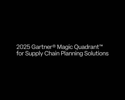 o9ソリューションズ、2025年ガートナー社のマジック・クアドラント(TM)のサプライチェーンプランニングソリューション分野にて、リーダーの1社に選出