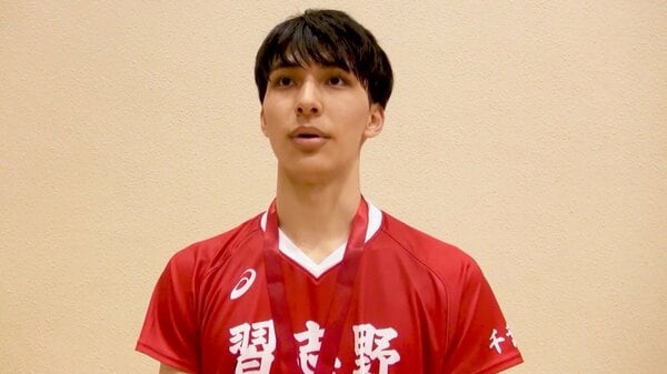 春高バレー】習志野・高橋慶帆の最高到達点は350センチ。飛躍