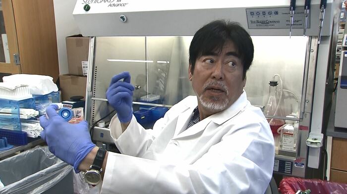 コロンビア大学で糖脂質の研究をする辻守哉教授