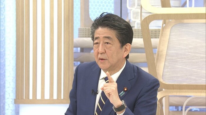「日曜報道 THE PRIME」に出演した安倍晋三元首相