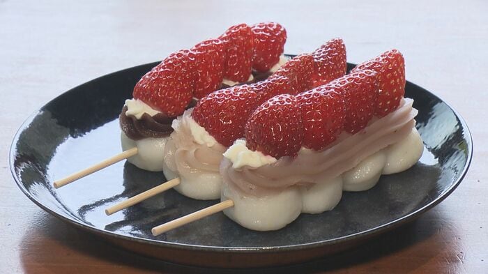 苺一会 2本で700円、3本で1000円(いずれも税込み)