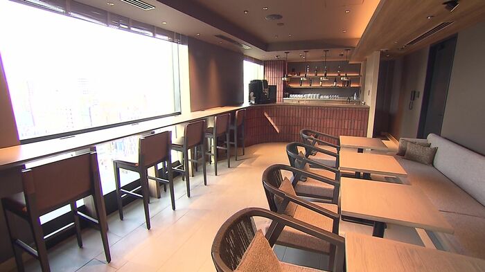 20階のラウンジ