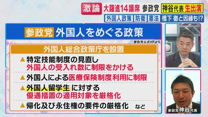 外国人を巡る政策