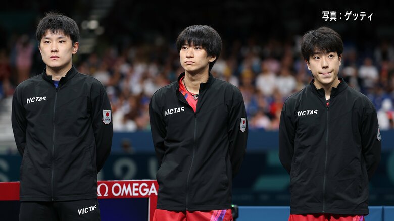 【卓球男子団体3位決定戦】日本はフランスに2―3で競り負け3大会連続のメダルならず　張本智和「チームをすごく誇りに思う」｜FNNプライムオンライン