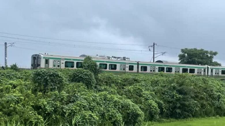倒木と衝突し停電　JR東北本線 郡山～福島で運転見合わせ＜8月14日午後0時30分時点＞｜FNNプライムオンライン