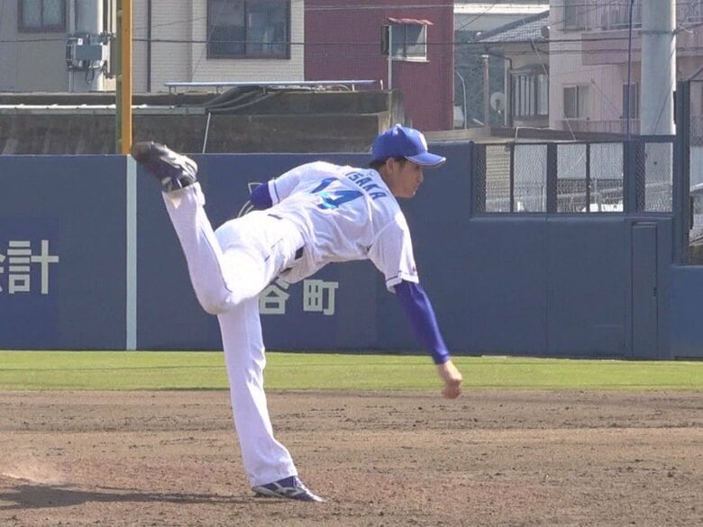 右ひじの故障から復活…プロ2年目の中日・草加が3者連続三振の圧巻デビュー「自分の出せるパフォーマンスができた」｜FNNプライムオンライン