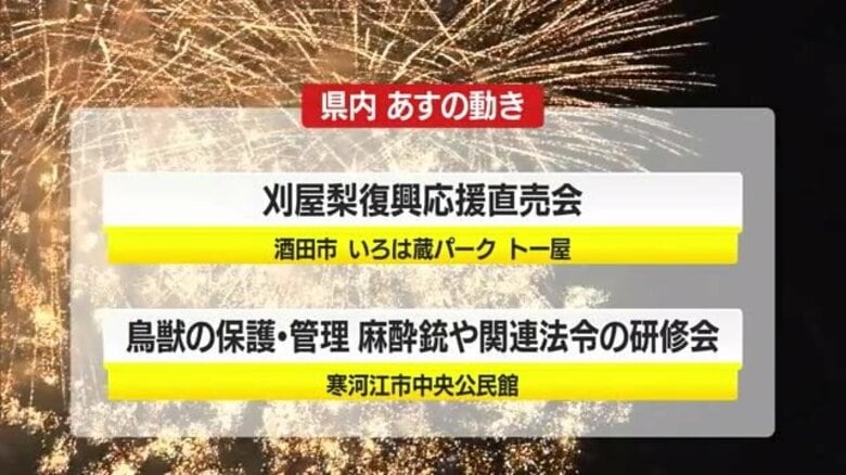 ＊8/29（金）の山形県内の主な動き＊｜FNNプライムオンライン