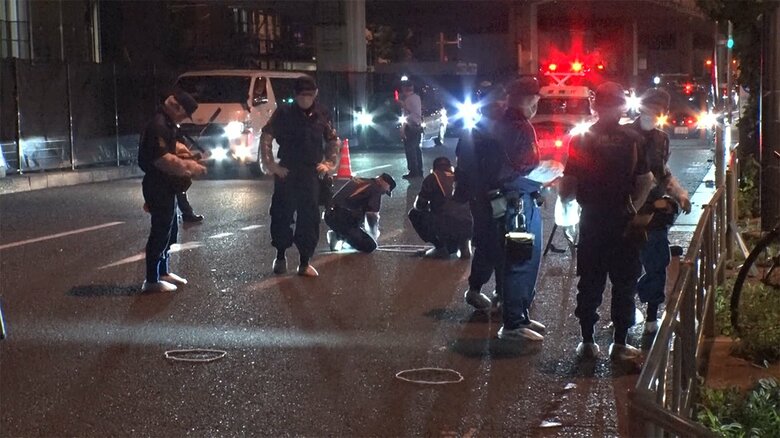 刺殺事件が起きた現場(7月21日 東京・千代田区)