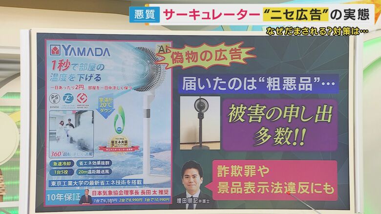 問題の商品の広告