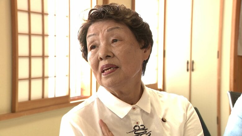 映像制作に取り組んで「良かった」と語る笠原幸子さん（83）