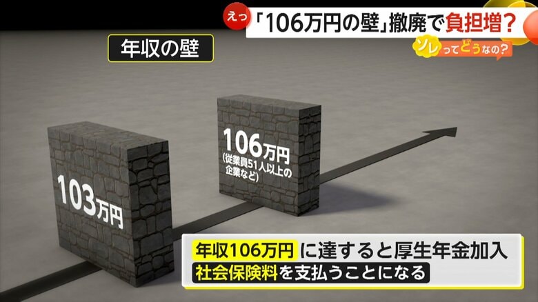 厚生年金に加入し、社会保険料を支払うことになる「106万円」の壁
