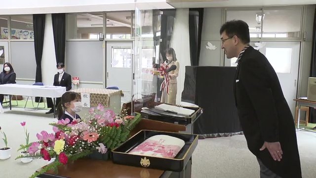 閉校まで一年　最後の一年生・遠藤栞さん　2022年4月の入学式