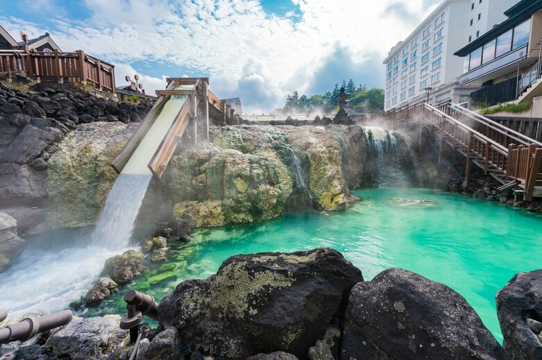 草津温泉の湯畑（群馬県）