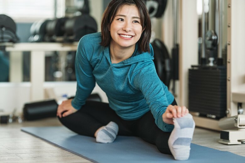 ストレッチは筋肉を伸ばす動作（画像はイメージ）