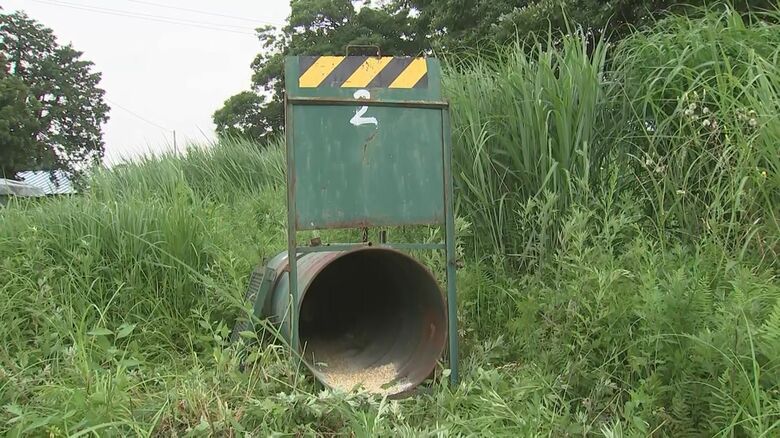 猟友会が設置した捕獲用の箱わな