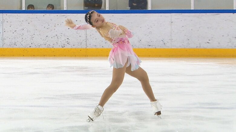 フリーで高評価を獲得した河野莉々愛のコレオシークエンス（近畿選手権）