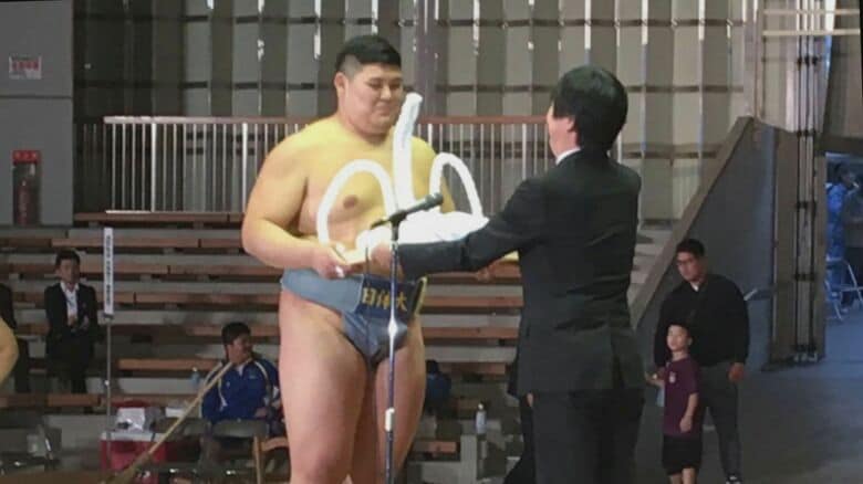 大学時代の大の里