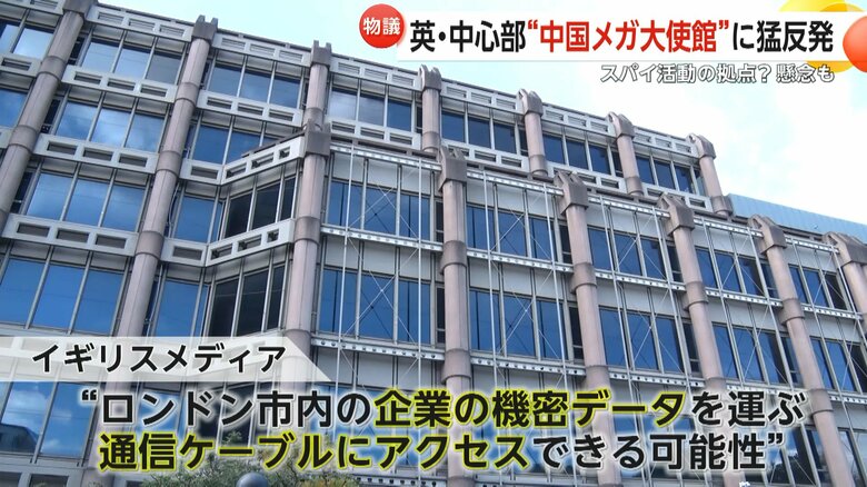 機密データを運ぶ通信ケーブルにアクセスできる可能性などを問題視したイギリスメディア