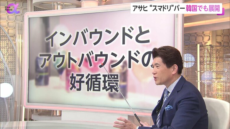 「インバウンドとアウトバウンドの好循環」について解説するデロイトトーマツグループ・松江さん