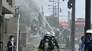 高岡駅近くの住宅街で火事、周辺が一時騒然　現場はあいの風とやま鉄道の沿線　消防が放水して約1時間10分後に鎮火【富山】