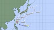 【台風情報】沖縄に接近の台風7号でトラック横転の猛烈な風も　気象庁が全般気象解説情報発表