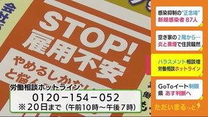 ハラスメントの相談増加 労働相談ホットライン 静岡