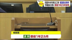 四国中央市官製談合事件 市職員に懲役1年2カ月求刑 市議が絡んでいると「断れず」【愛媛】