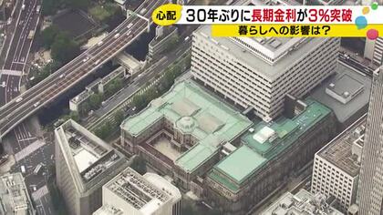 長期金利30年ぶり3％突破　「銀行に預けるだけではだめ」専門家が指摘する資産運用の必要性