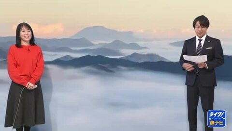 北広島町  加計山の雲海「まるで瀬戸内の多島美」早朝から登山客　広島
