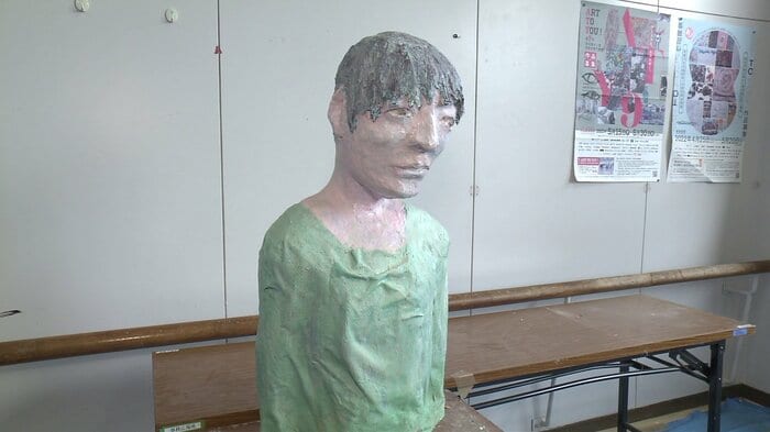 2025年秋田県高校総合美術展「彫刻特賞」受賞作品『侵食』