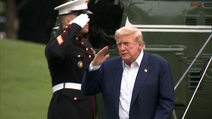 トランプ大統領は14日、「イランとの合意が成立した」と発表