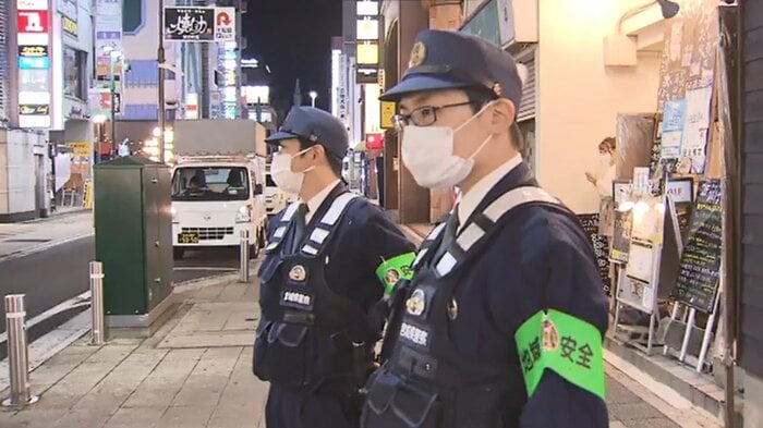 宮城県警は国分町の警戒に力を入れている