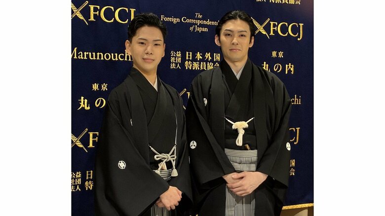 歌舞伎ロンドン公演、来年1月に開催決定　市川染五郎＆尾上辰之助が自身初の海外公演へ意気込み語る｜FNNプライムオンライン
