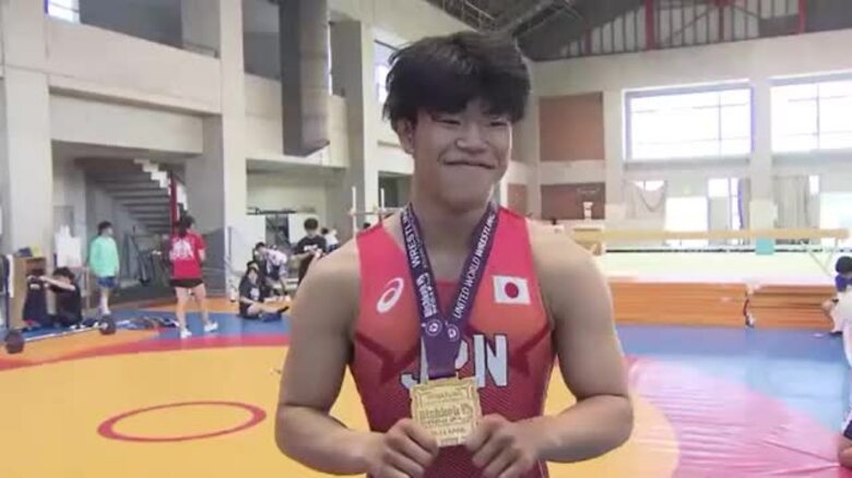高松北高の吉田泰造選手　レスリング全日本選手権・グレコ８２キロ級で優勝　全日本２冠の快挙【香川】｜FNNプライムオンライン