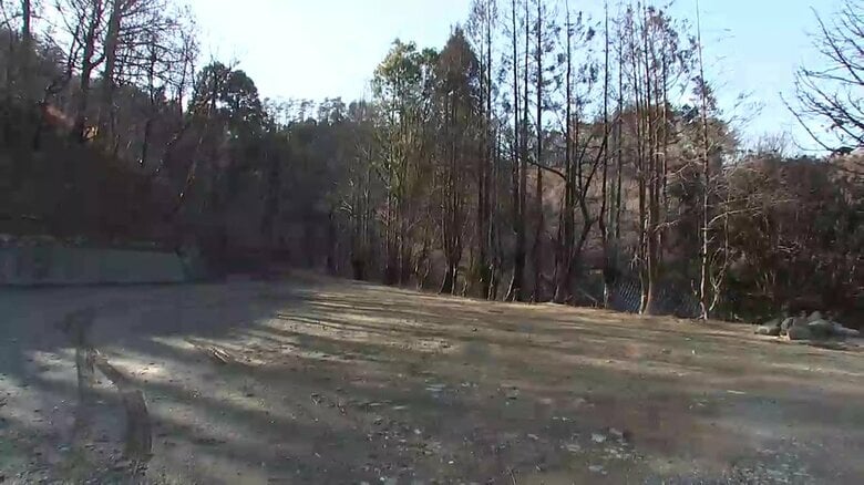 公費による解体が終わりさら地となっている自宅跡地