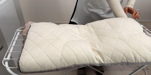 風通しのいい日陰で平干しして、中までしっかり乾かす（提供：平島利恵さん）
