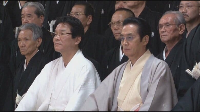 野村悟被告と田上不美夫被告（工藤会制作ビデオより）
