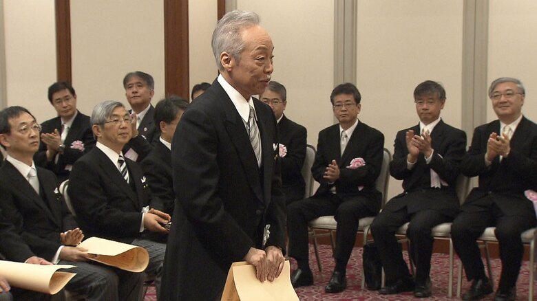 谷村さんは2015年に紫綬褒章を受賞