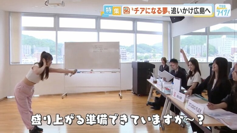 6月、オーディションを受けるKURUMIさん