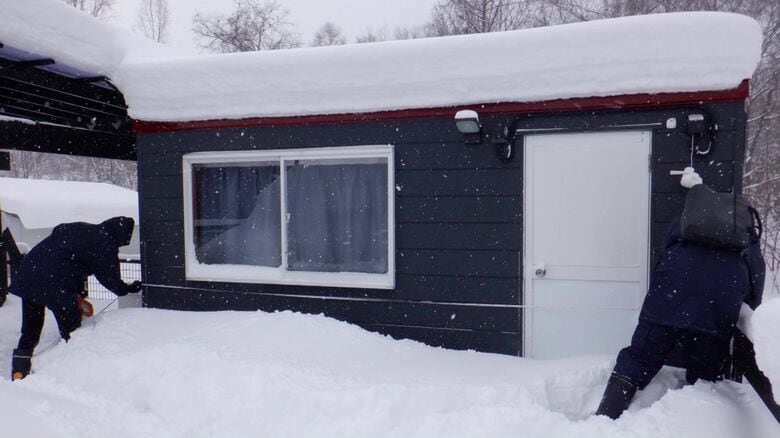 3月5日37棟の違法建築物を確認（提供：札幌市）