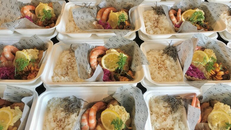 医療従事者に差し入れをしたお弁当（画像提供：噂通りの会）