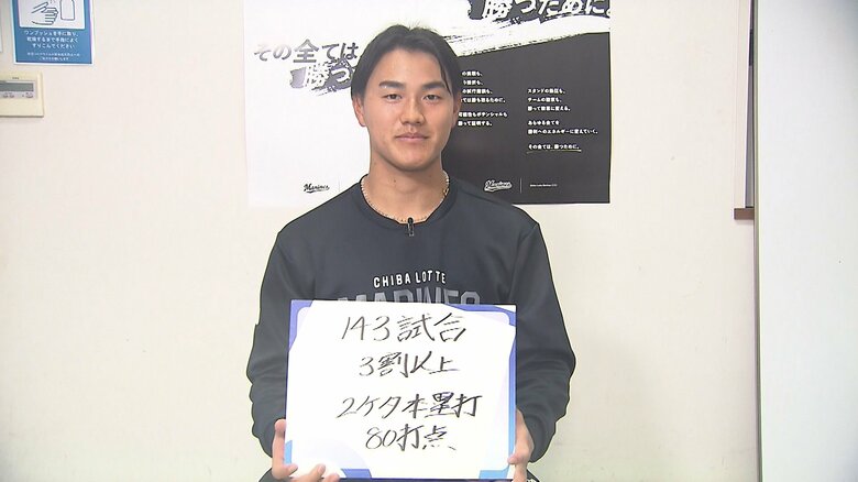 インタビューに答える西川史礁選手